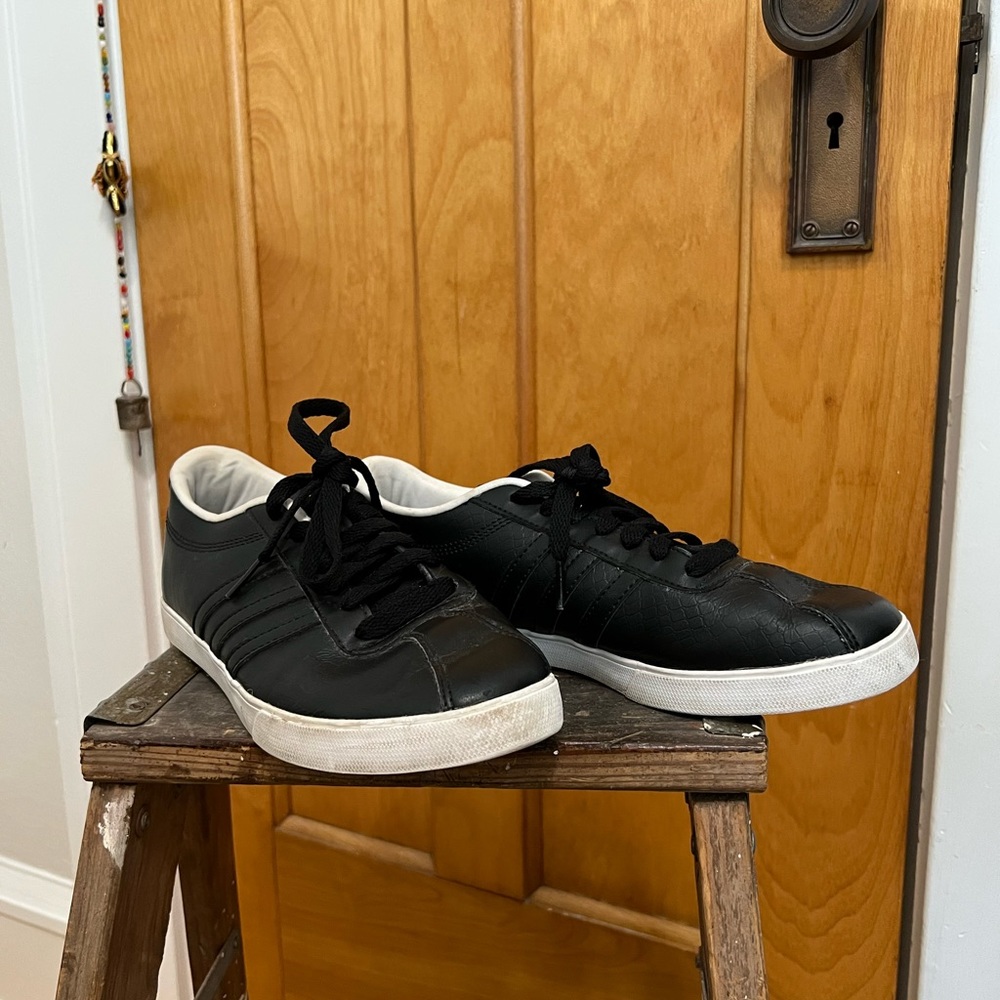 Black adidas sneakers